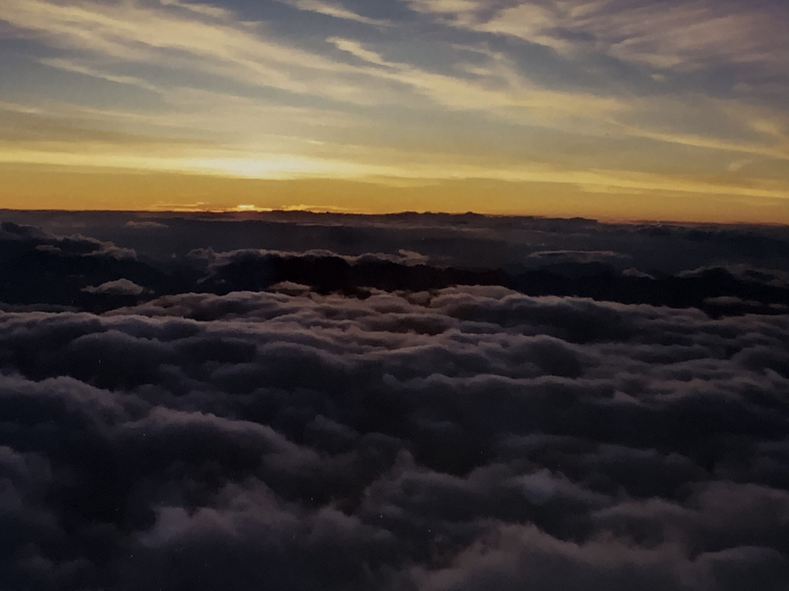 Sunset from Goûter hut